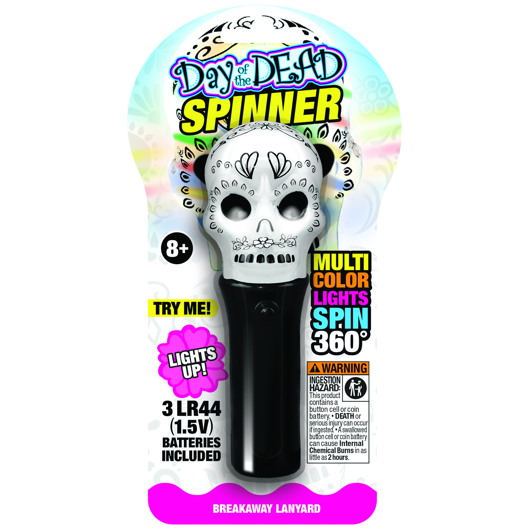 Day of the Dead LED Spinner